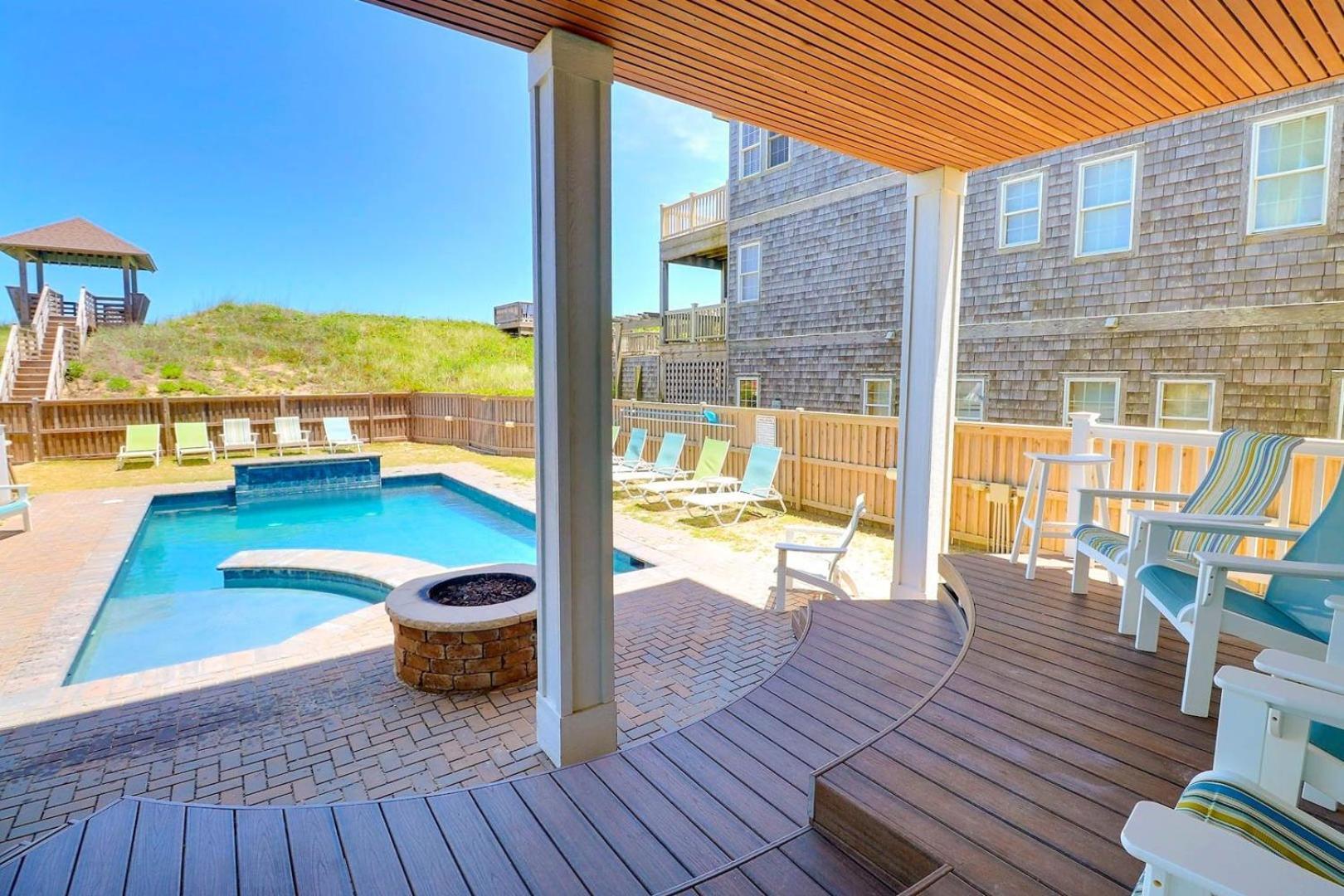 6007 Happy Sol Oceanfront Heatable Pool Nags Head Exterior foto